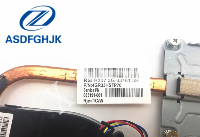 Оригинал для HP pavilion G4 G6 G7 2000 радиатор охлаждения процессора 683191 001 100% тест ок|cpu