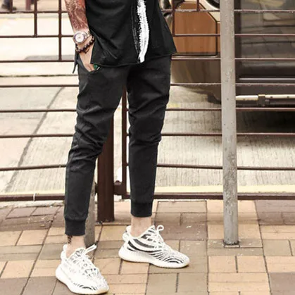 2017 Для мужчин новый летний принтом в виде звезд уличной моды Брюки для девочек Slim