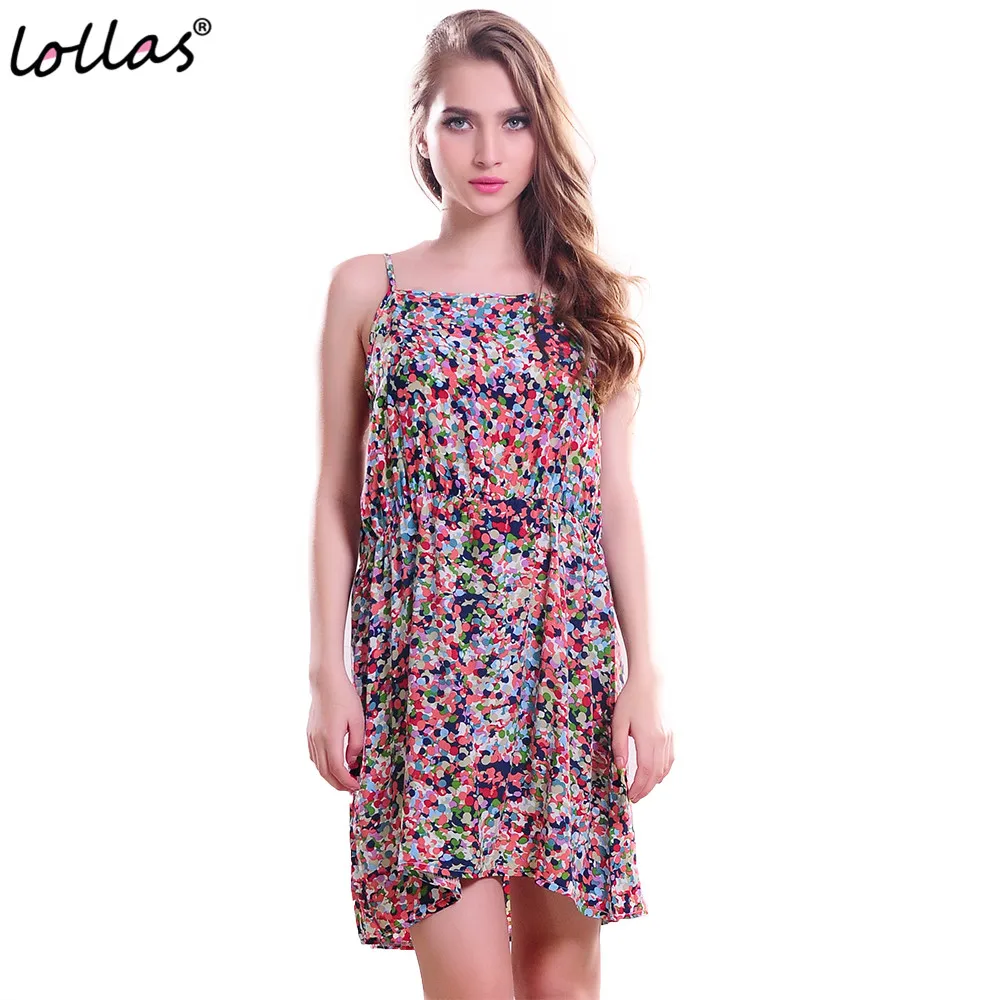 lollas women slim sexy backless cotton dress Spring Summer gril Casual basic Sleeveless Vest Dress | Женская одежда