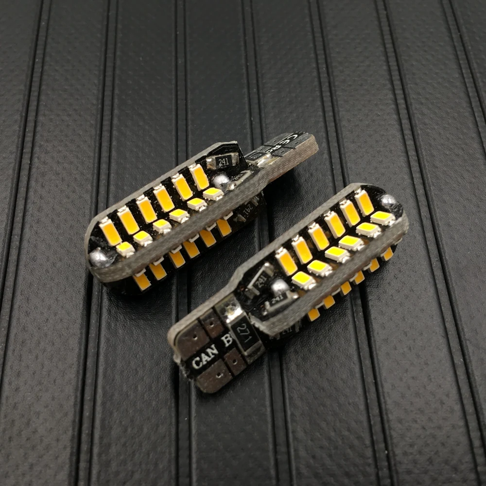 Canbus T10 led 48smd 3014 LED Автомобильная светодиодная лампа W5W 48 Светодиодный 194 SMD без