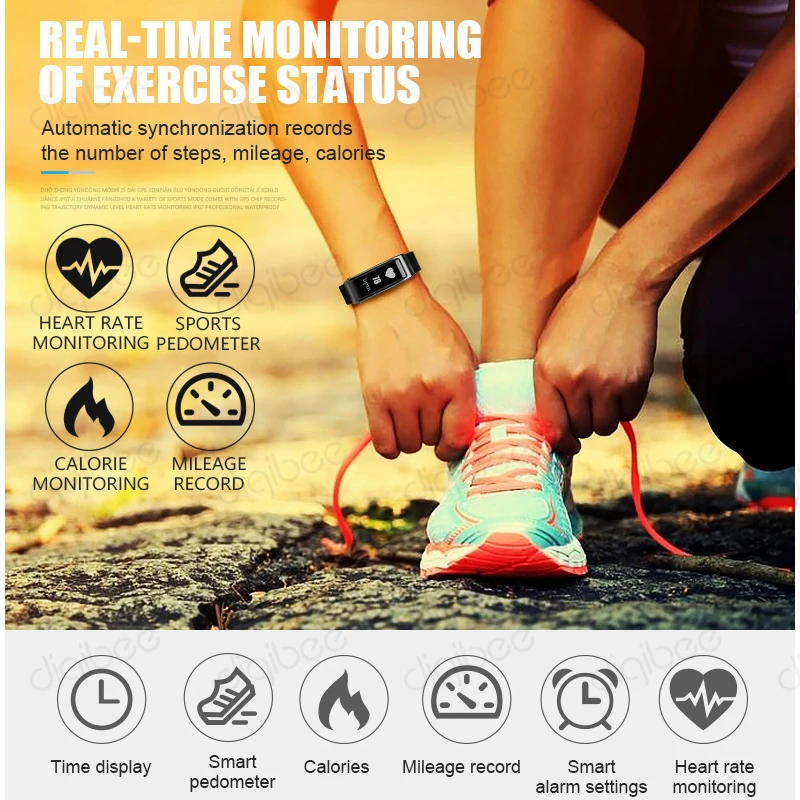 Smart Bracelet Talk Band Pedometer Heart Rate Tracker Sports Wristband Watch Bluetooth Earphone Headset For iOS iPhone Android |