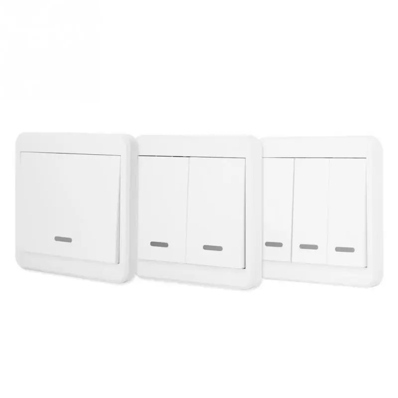 AC90-250V беспроводной пресс смарт-переключатель панель поддержка для ALEXA Google home 1 2 3