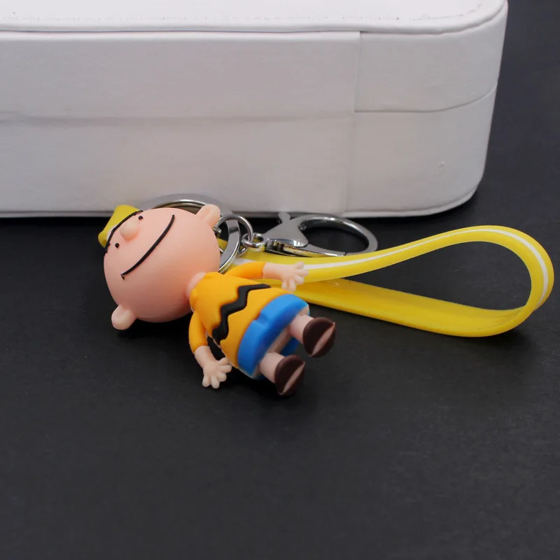 Новинка 2019 милый брелок с мультипликационным принтом Charlie Brown для дам креативная