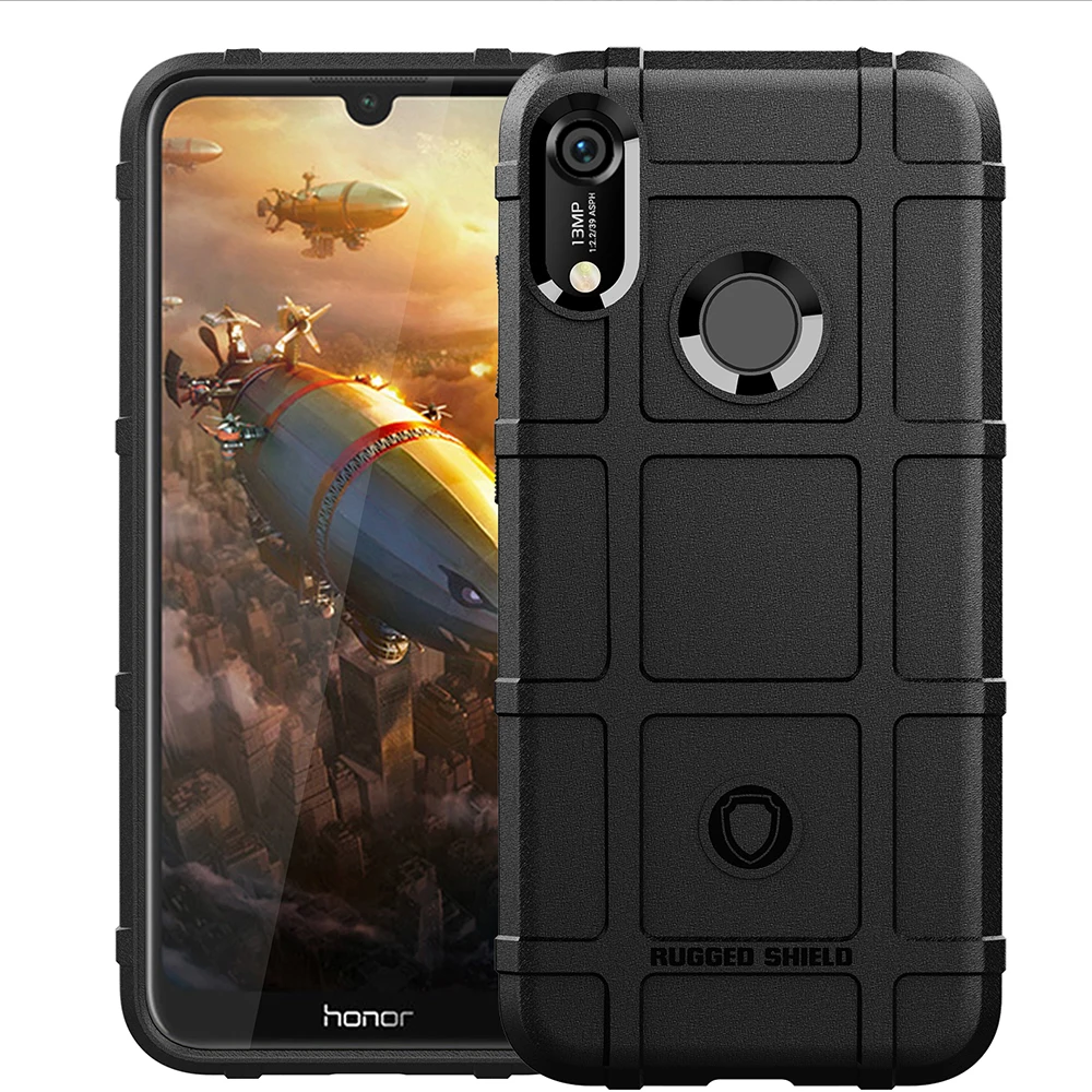 Для huawei Honor 8A Pro Чехол с отпечатком пальца мягкий Celular Встроенная анти-стук чехлы