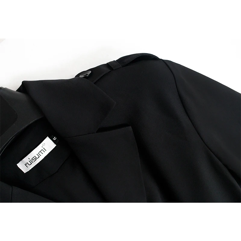 2019 Runway Designing European American Elegant Women OL Formal Black Jumpsuits Slim Business Lady Quality | Женская одежда