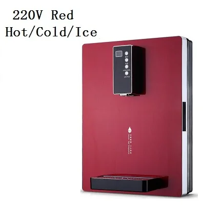 Red Hot Cold Ice DMWD, 2000 Вт, умное сенсорное управление, Электрический диспенсер для горячей/холодной/ледяной воды, 220 В, кулер для воды, водонагреватель, 3 S, быстрый нагрев - Цвет: Red Hot Cold Ice
