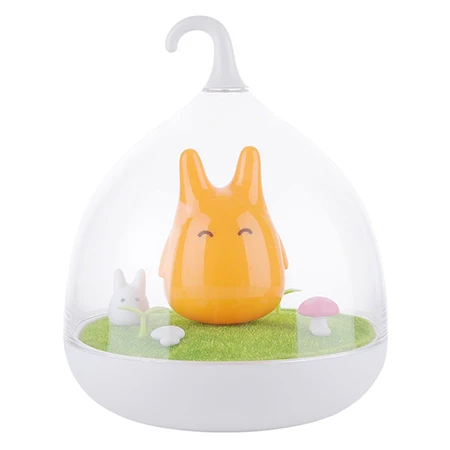 YD161Orange МИЛЫЙ Тоторо светодиодный ночной Светильник USB сенсорный Сенсор светильник Детские ночники креативный подарок для детей дома Спальня сна украшения - Испускаемый цвет: YD161Orange