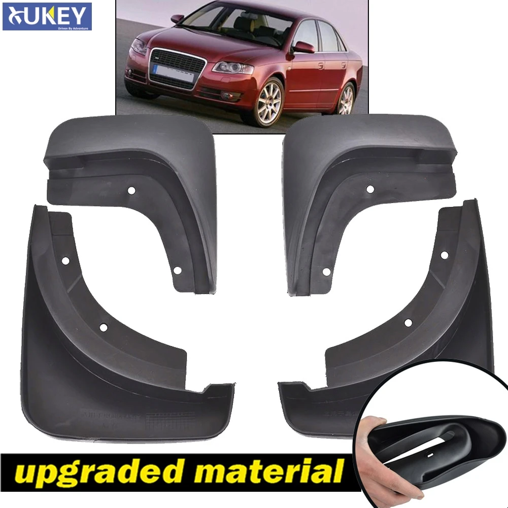 Брызговики передние и задние для Audi A4 B7 2005 2006 2007 2008|mud flaps|flaps splash guardsmud flaps guards |