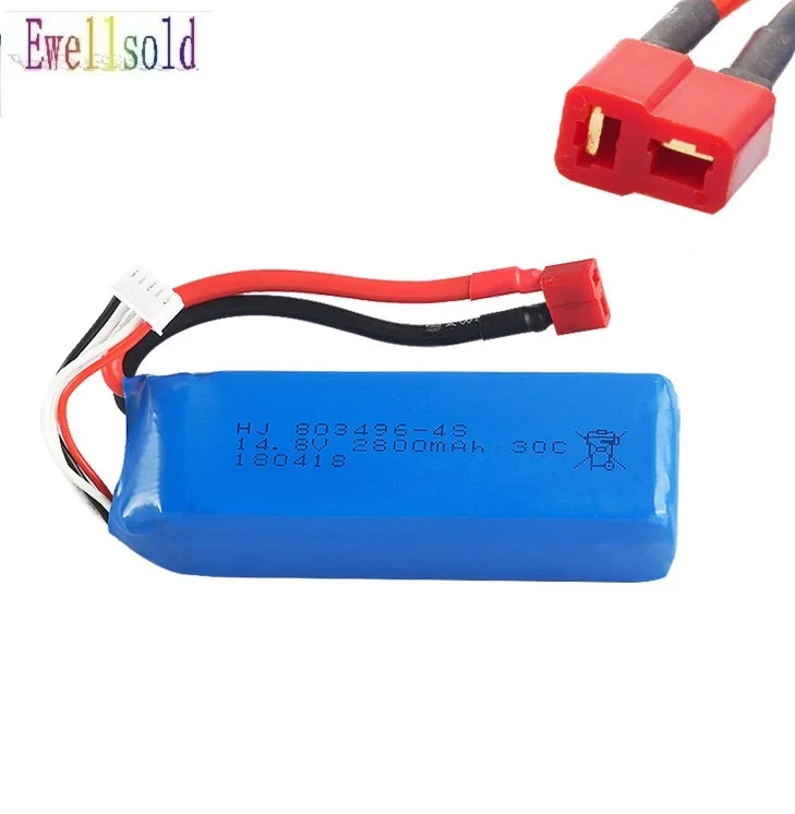 Ewellselling 14 8 V 2800 mAh для FT010 FT011 R/C гоночной лодки вертолета квадрокоптера mah
