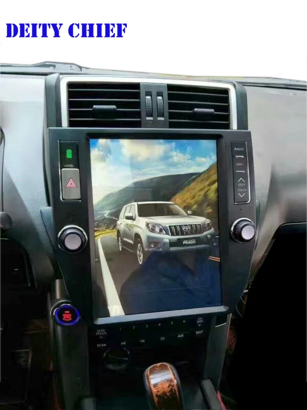 Tesla стиль Android автомобильное радио gps навигация для TOYOTA Land Cruiser Prado 150 2013- стерео головное устройство мультимедийный блок