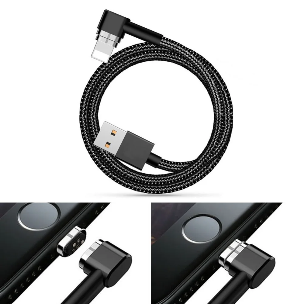 Магнитный зарядный кабель buyincoin магнитный разъем с углом 90 градусов Micro USB
