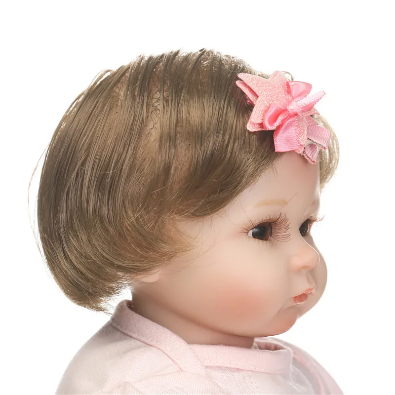 Кукла реборн NPKCOLLECTION силиконовая Реалистичная кукла для новорожденных девочек 16 дюймов 40 см мягкое на