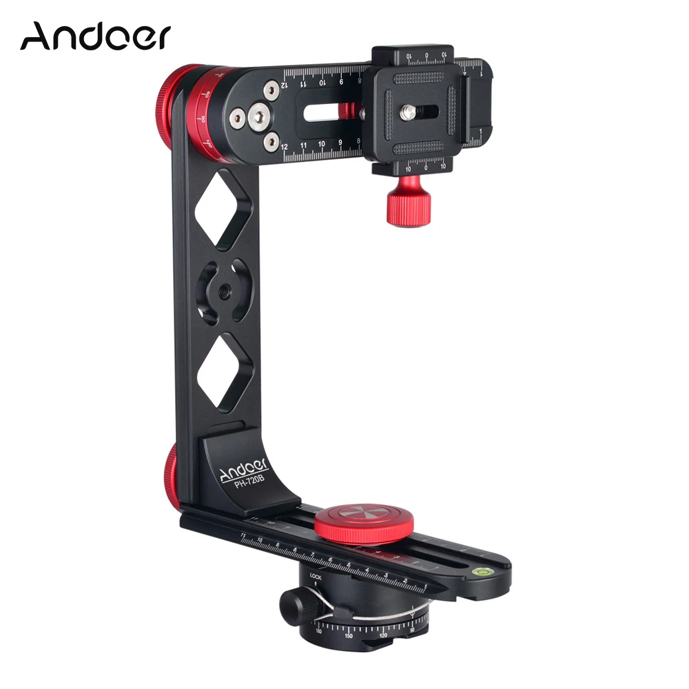 Andoer PH 720B 720 панорамная головка из алюминиевого сплава с стандартной шаровой