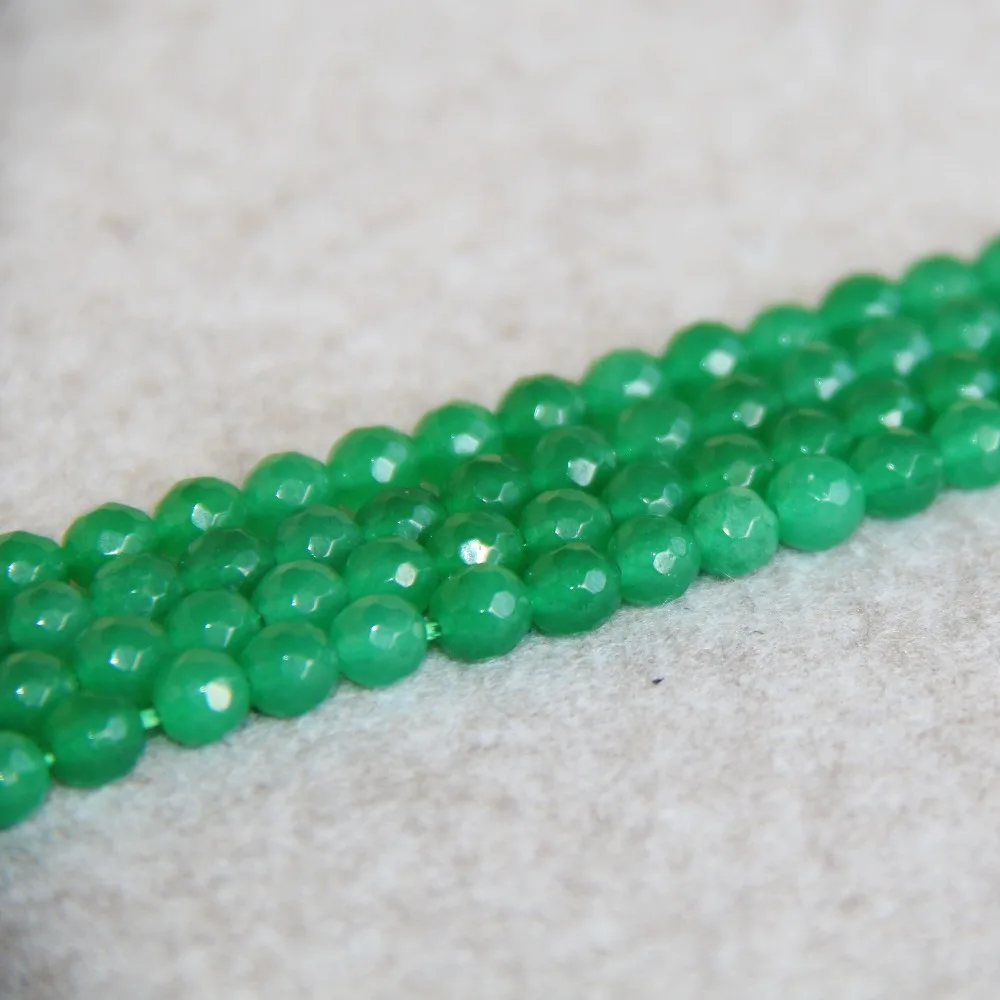 6mm Fashion Natural Sky Green Chalcedony Beads Round Shape Stone Hand Made Loose 15inch Jewelry Making Design Wholesale | Украшения и