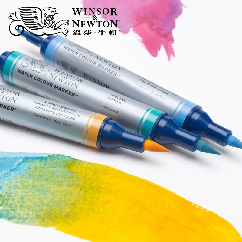 WINSOR & NEWTON 6/12 видов цветов двойной советы художественный маркер для белой доски