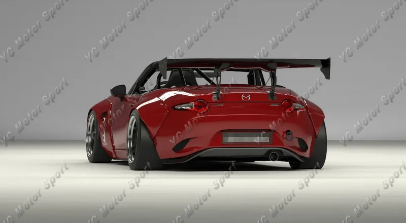 FRP стекловолокно PD бодикит подходит для- MX5 Miata ND RB обвес комплект передних губ крыло вспышка задний диффузор GT Крыло