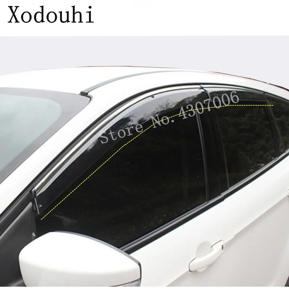 4 шт. пластиковые ветрозащитные стекла для Ford Kuga Escape 2017 2018 2019 2020|Навесы и укрытия| |