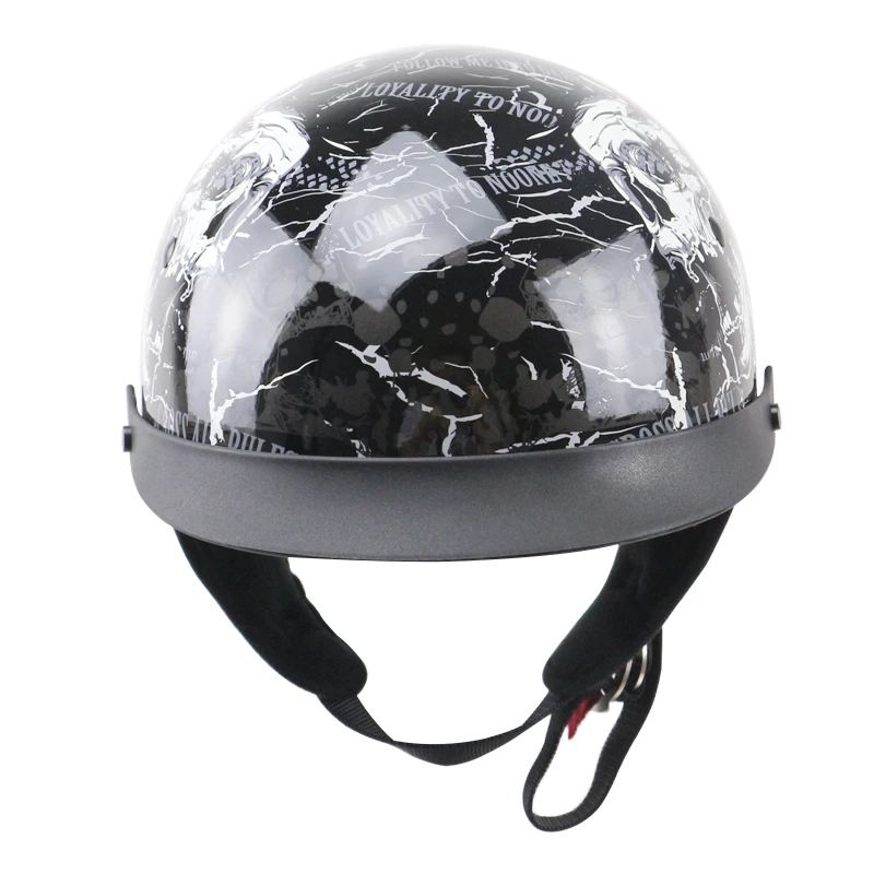 Мотоциклетный шлем в стиле Jet мотоциклетный горошек съемная и моющаяся подкладка