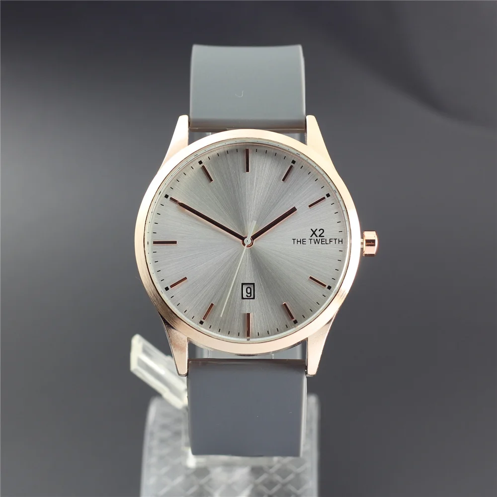 Montre homme люксовый бренд X2 Двенадцатые часы мужские модные повседневные кварцевые часы с резиновым ремешком Мужские часы Новое поступление