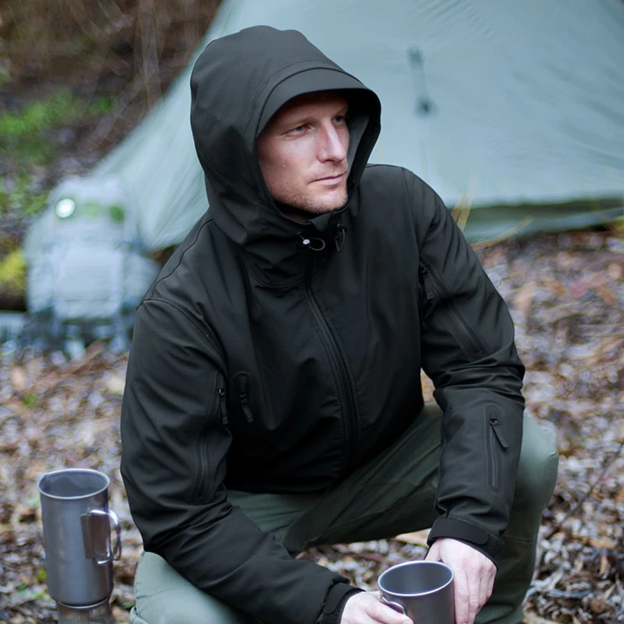 Тактическая V4.0 Мужская Мультикам Sharkskin Softshell Военная камуфляжная