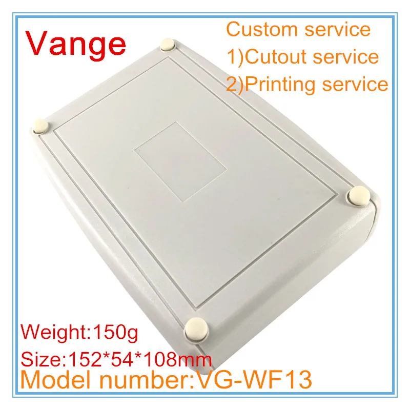 1pcs/lot extruded mold shell box 152*54*108mm ABS plastic chassis junction for electronics module PCB product | Обустройство дома