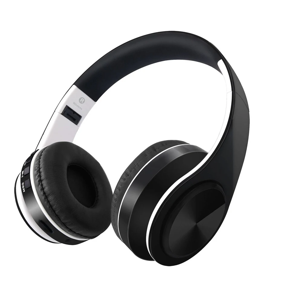 White Беспроводные наушники с Bluetooth, Спортивная гарнитура, 3,5 мм разъем, игровая гарнитура с микрофоном для sony, наушники для телефона, компьютера, ПК - Цвет: White