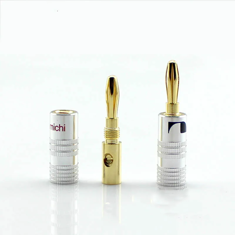 20 шт./10 пар высококачественный позолоченный музыкальный усилитель кабель