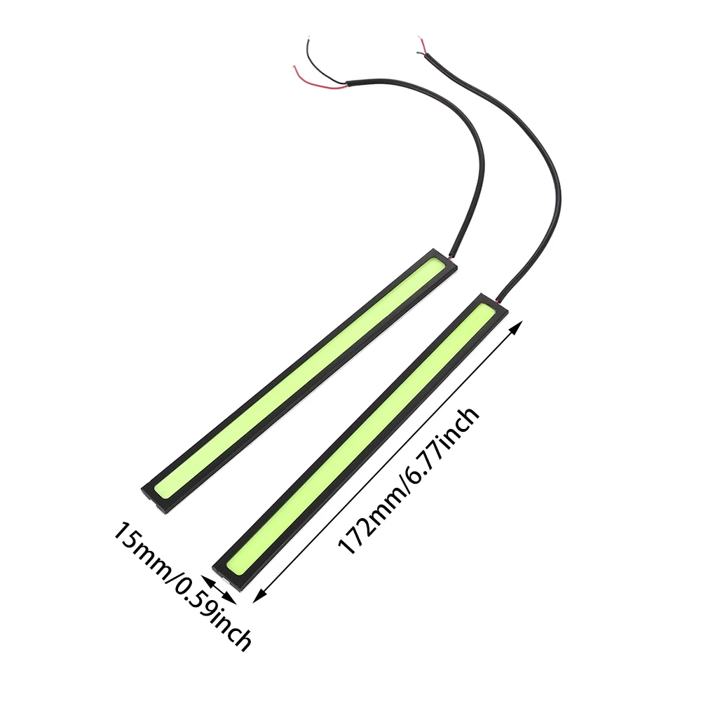 2 шт. 17 см универсальные противотуманные фары и пробежек Светильник Красочные DRL