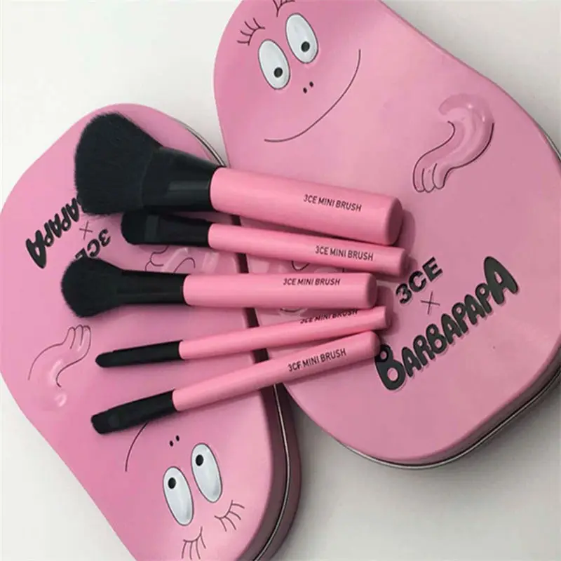 Профессиональный 5 шт./компл. kawaii косметический набор кистей для макияжа