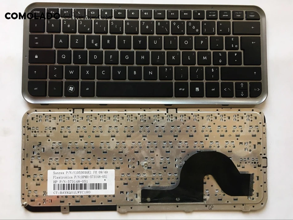 FR Французская клавиатура для HP DM3 1000 dm3t RU черная wtih серебряная рамка Клавиатура