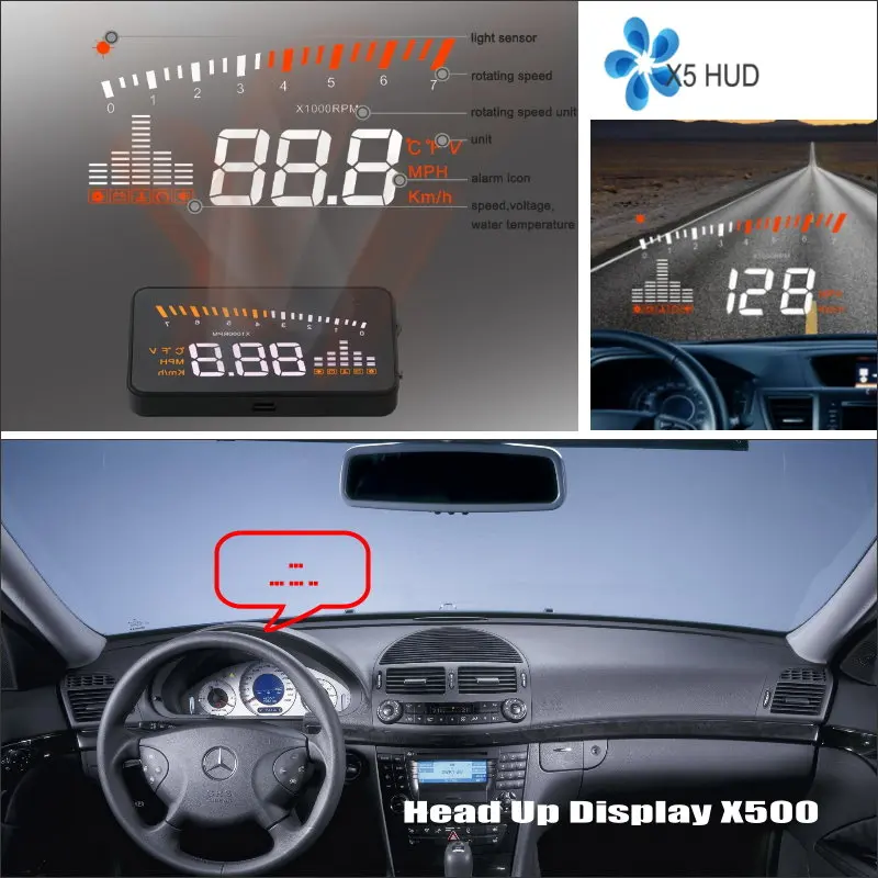 Для Mercedes Benz E MB W210 W211 W212 W213 W214 C207 безопасный экран для вождения автомобиля HUD Дисплей проектор Refkecting лобовое стекло