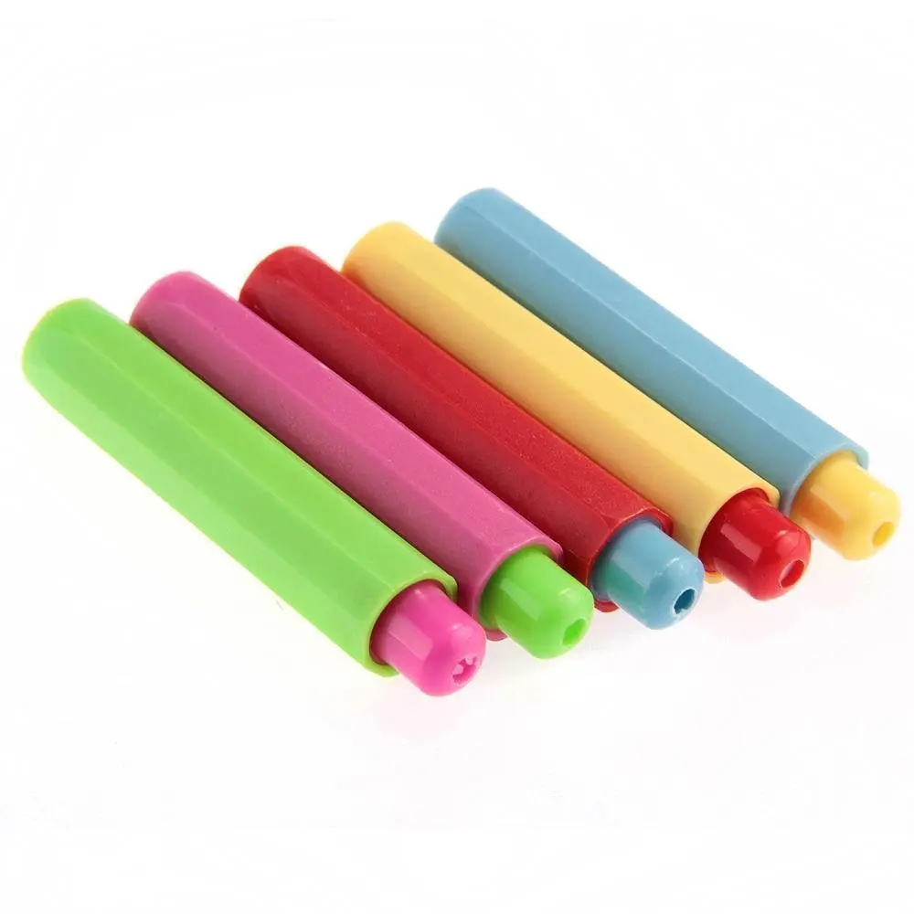 5 шт. пластиковый чехол для школы и офиса 9 5x1 см chalk holder plastic chalk holderschool holder