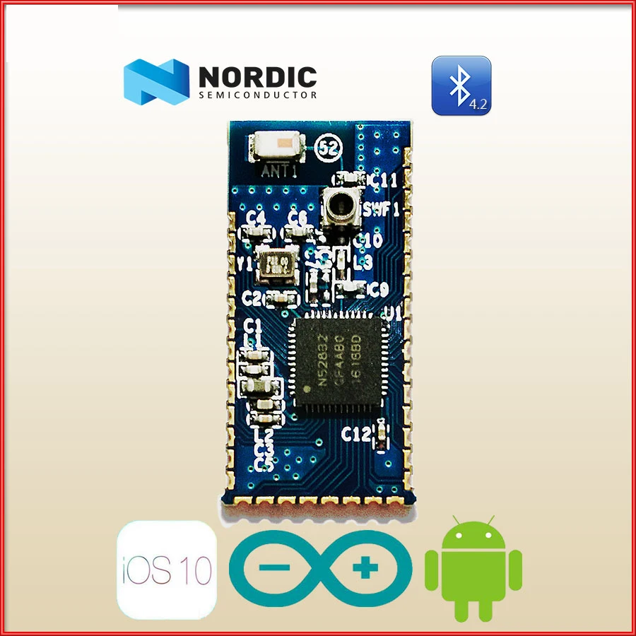 NRF52832 основной модуль QFAA Bluetooth BLE макетная плата|Запчасти для кондиционера| |