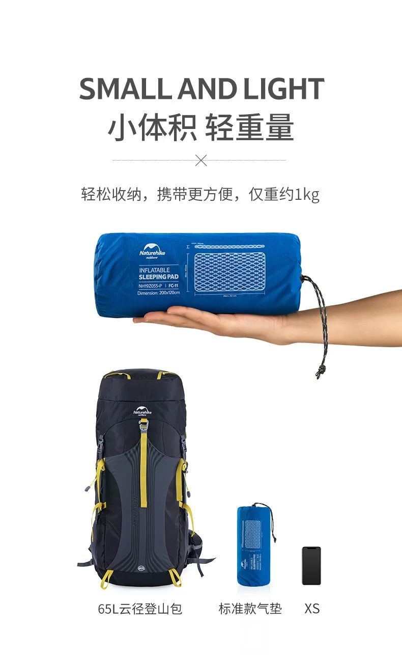Naturehike Новое поступление надувная подушка купе ТПУ надувная подушка на открытом воздухе палатка матрас кемпинг утолщение влагостойкая подушка