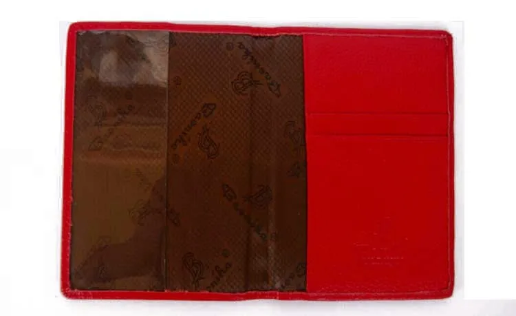 Женский и мужской кошелек из натуральной кожи защитный для паспорта с рукавом