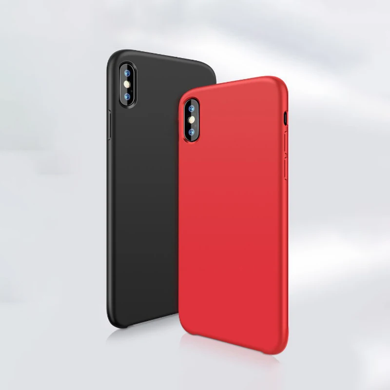 2018 жидкий силиконовый чехол для iPhone 6 7 8 P X оригинальный роскошный мягкий телефона