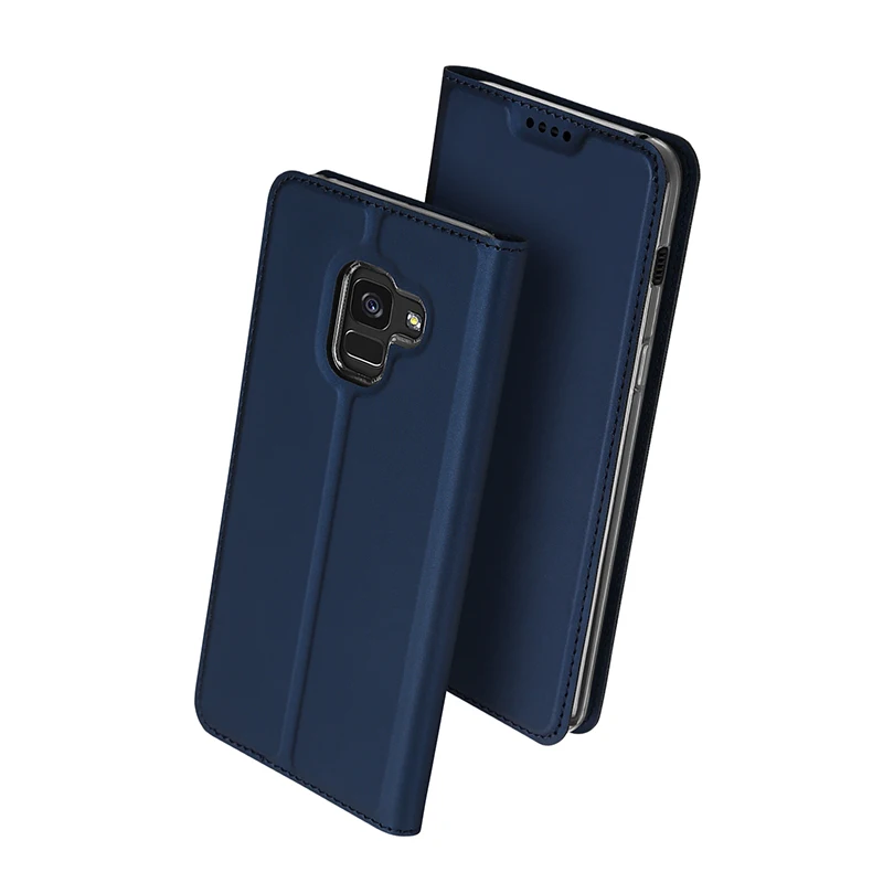 Dux Ducis чехол для samsung Galaxy A8 2018 Чехол Флип Бумажник кожаный Plus Чехлы плюс | Мобильные