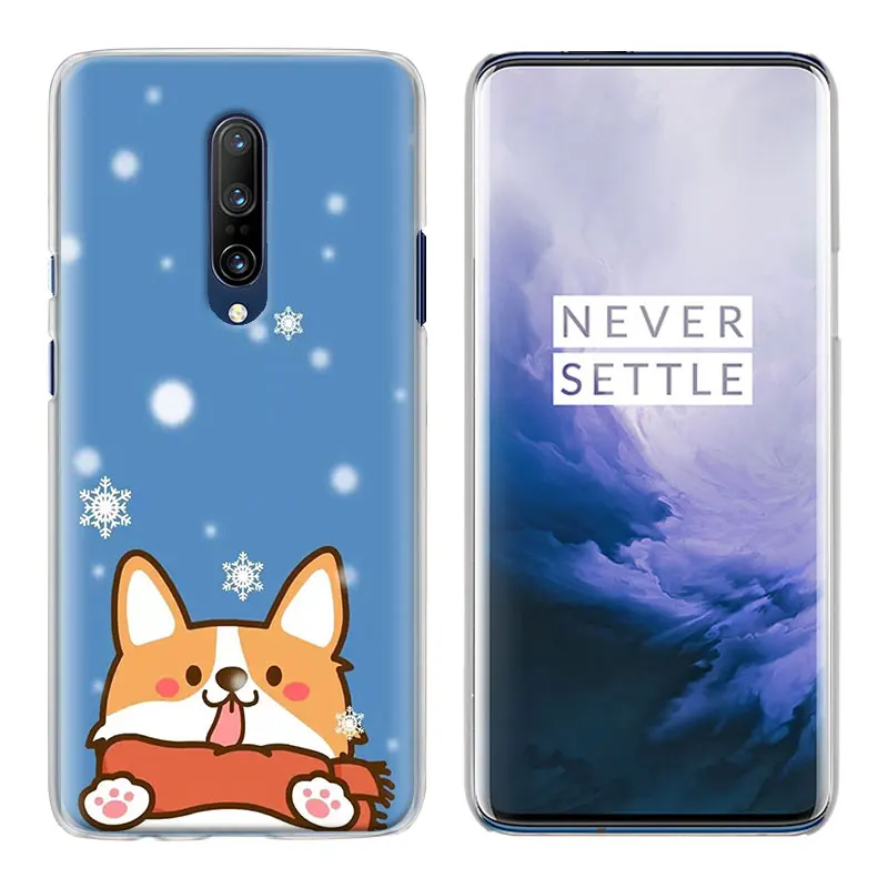Мультяшная собака корги Шиба ину чехол для Oneplus 7 Pro 6 7 6T 5T жесткий чехол-накладка для мобильного телефона Coque