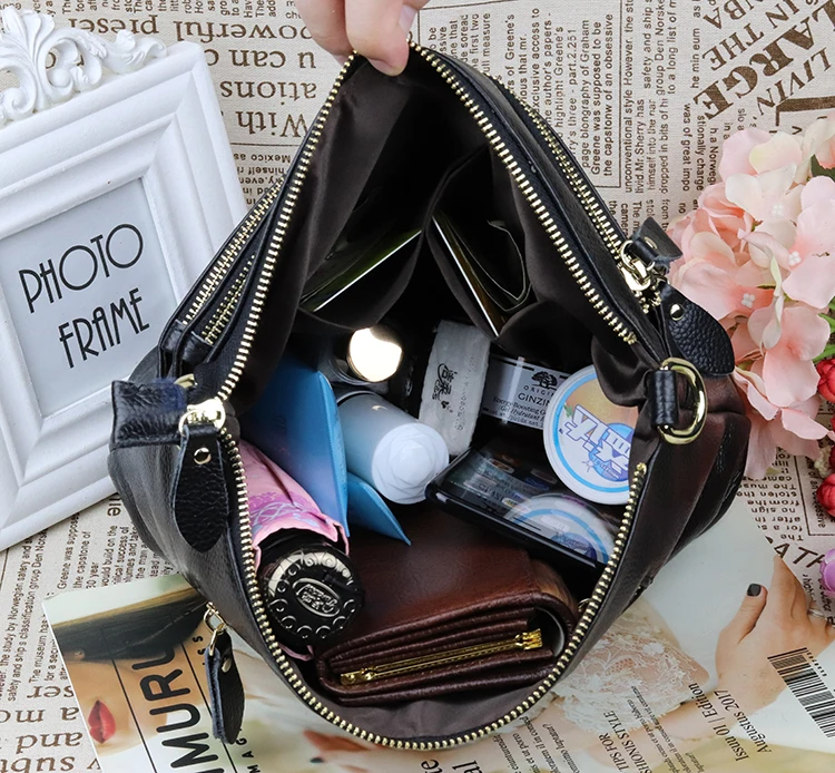 Bolsas Feminina, натуральная кожа, большая вместительность, женские сумки, Новое поступление, Европейская и американская воловья кожа, женские сумки-мессенджеры