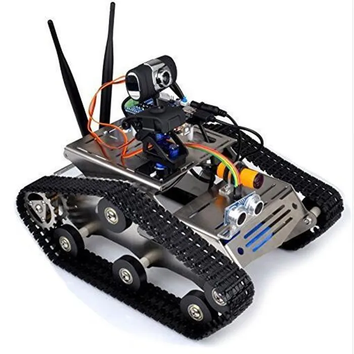 Беспроводной Wi-Fi Робот Автомобильный Комплект для Arduino/Hd Камера Ds Образования