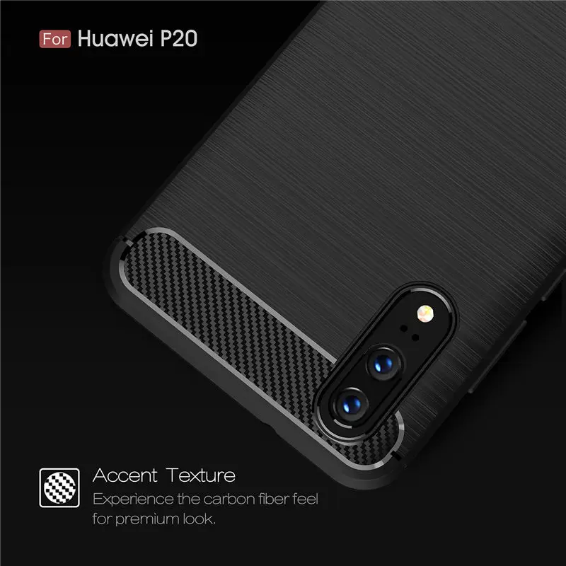Whyes для huawei P20 Lite Pro Чехол оснащен силиконовый чехол случаях из углеродного