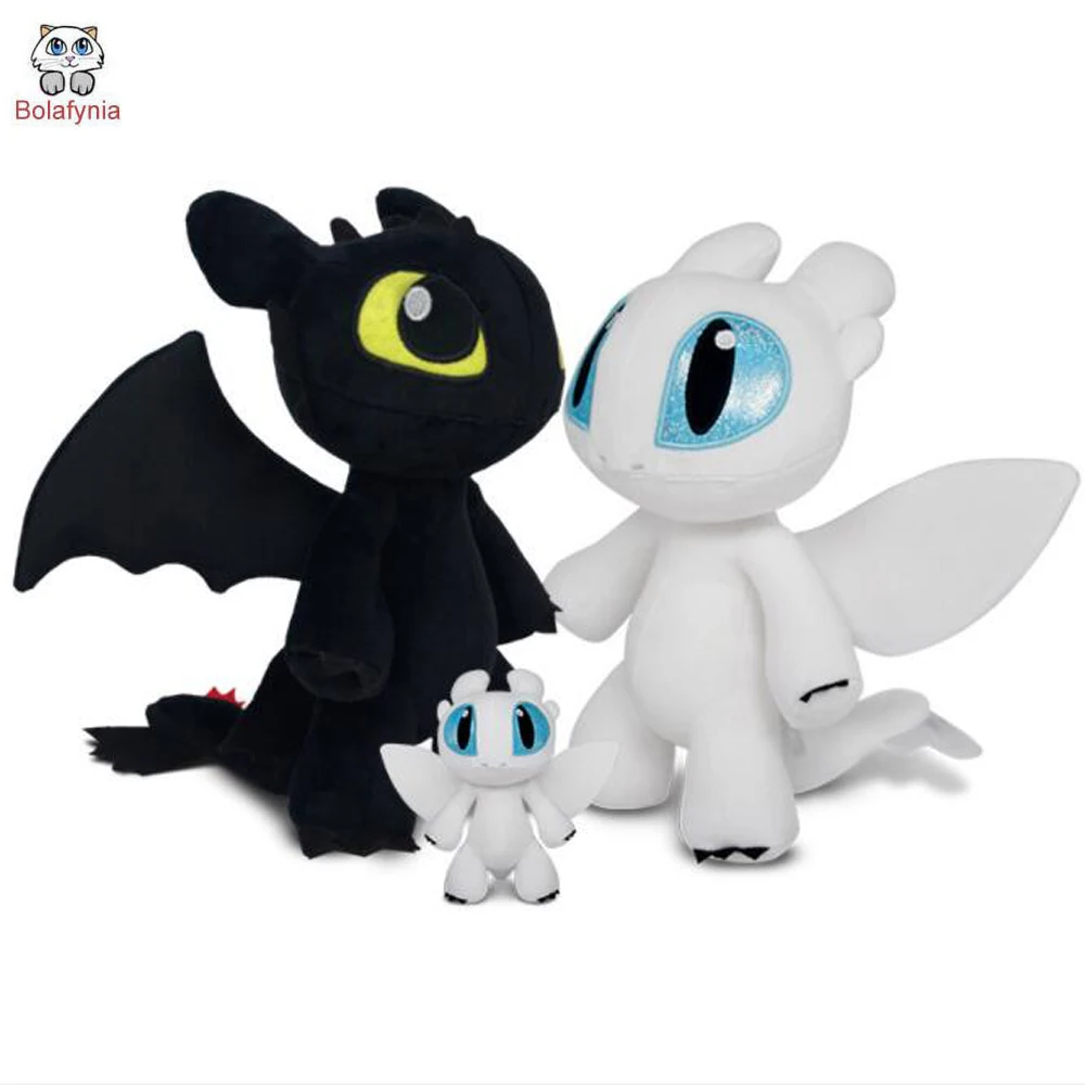 BOLAFINIA Детская плюшевая игрушка с зуболосом Черный Белый Поезд ваш Дракон ребенок