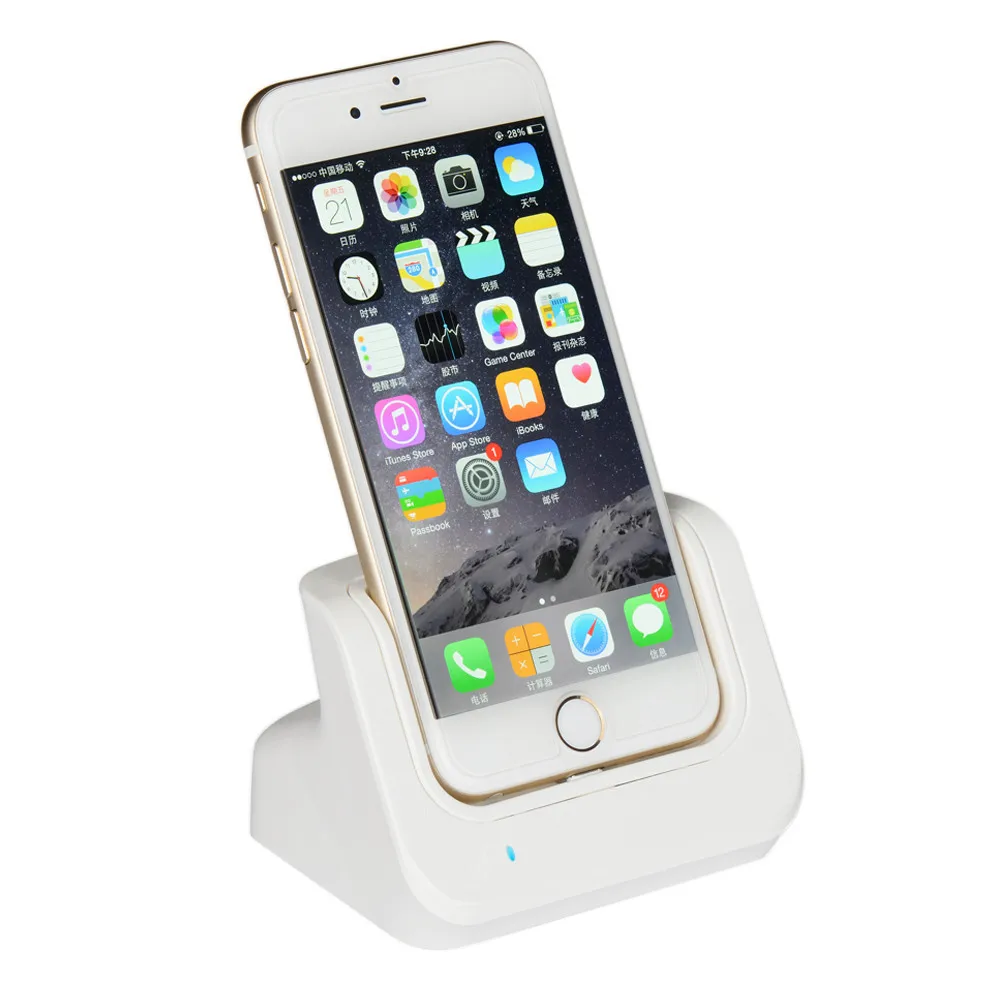 Синхронизация данных USB Зарядное устройство Док-станция Подставка для iphone SE 5 5S 5C 6 6S Plus 7 8 с usb-кабелем