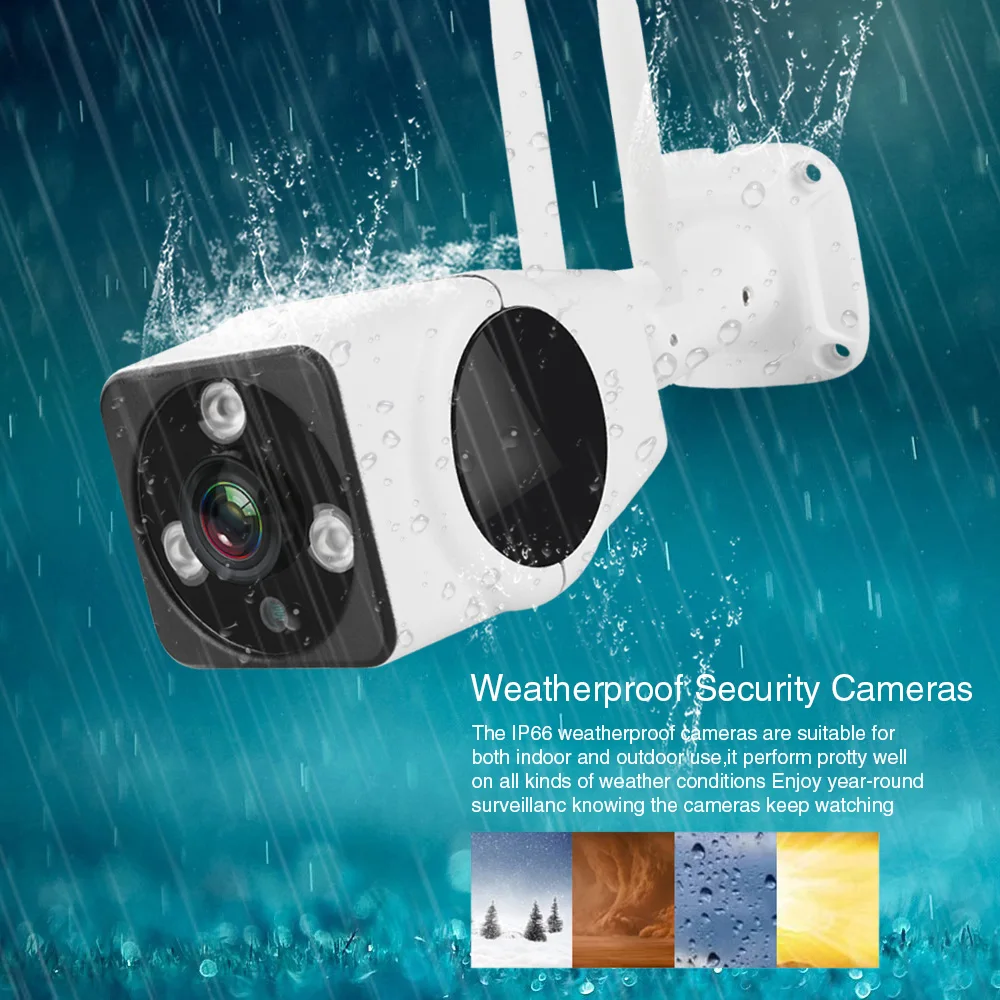APLEYE Outdoor IP66 Waterproof IP Camera H.265 1080P Wireless Network Security Home CCTV Panoramicc Bullet WIFI | Безопасность и