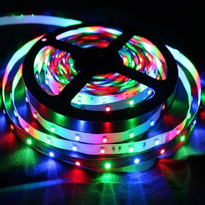 Бесплатная доставка 3528 RGB светодиодная двойная лента PCB 5 м 300SMD tira полоса белая