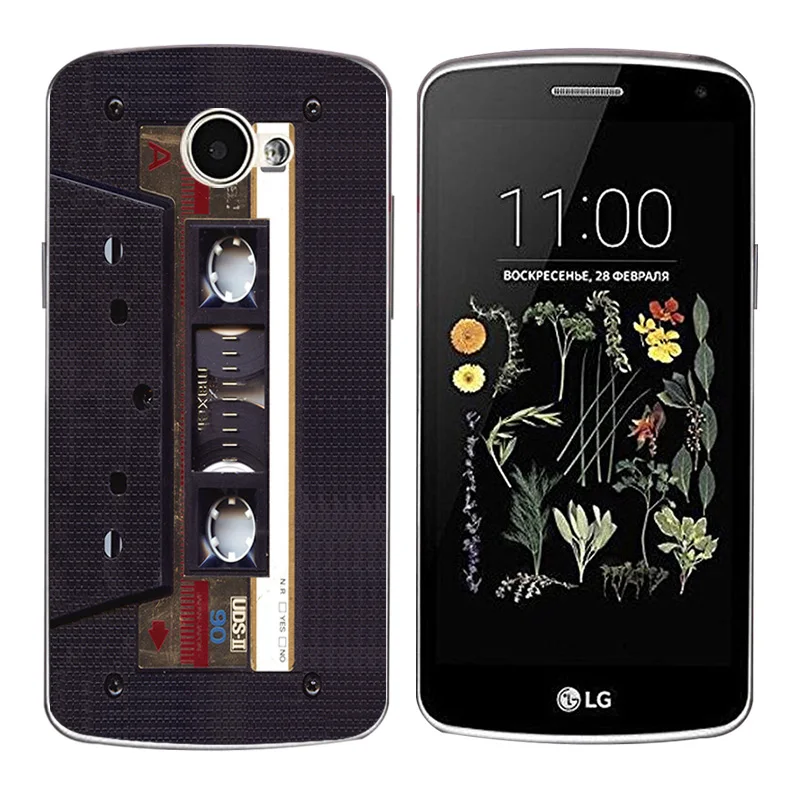 Чехол для LG K5 Мягкий силиконовый чехол LTE X220 X220DS K 5 с ботаническим принтом k5 0