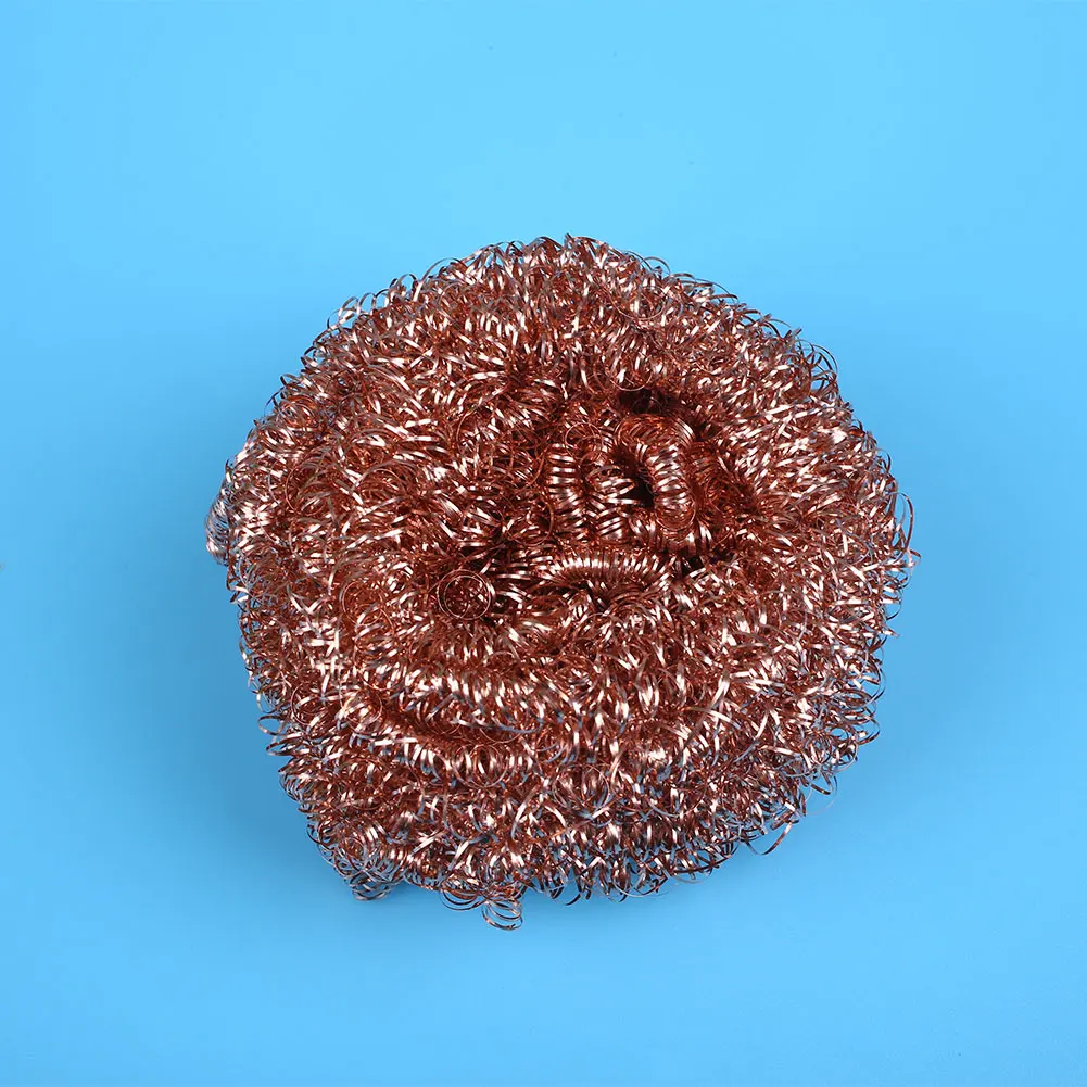 1 шт. паяльная очищайте жало паяльника Медный провод очиститель Сталь очистки проволоки губчатый шар Кухня чистой