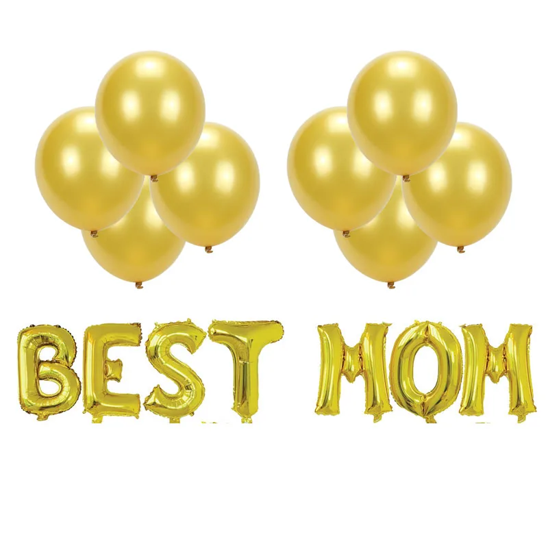Вечерние воздушные шары с надписью Mother day 16 дюймов цвета розового золота фольгой