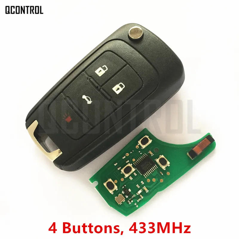 Автомобильный Дистанционный ключ QCONTROL 4BT сделай сам для OPEL/VAUXHALL 433 МГц с чипом Astra J