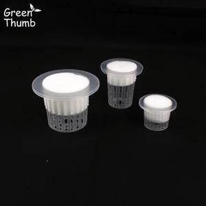 10 наборов, диаметр 48,5 мм, сетчатая чашка с 50*30 мм губкой для выращивания овощей в гидропонике